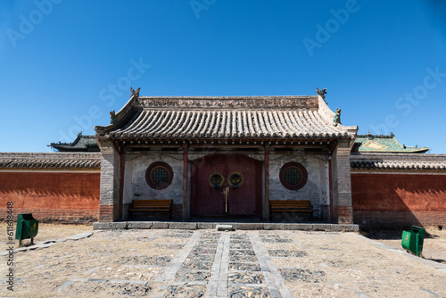 Obraz na płótnie Erdene Zuu Monastery, is probably the earliest surviving Buddhist monastery in Mongolia located on Kharkhorin City w salonie