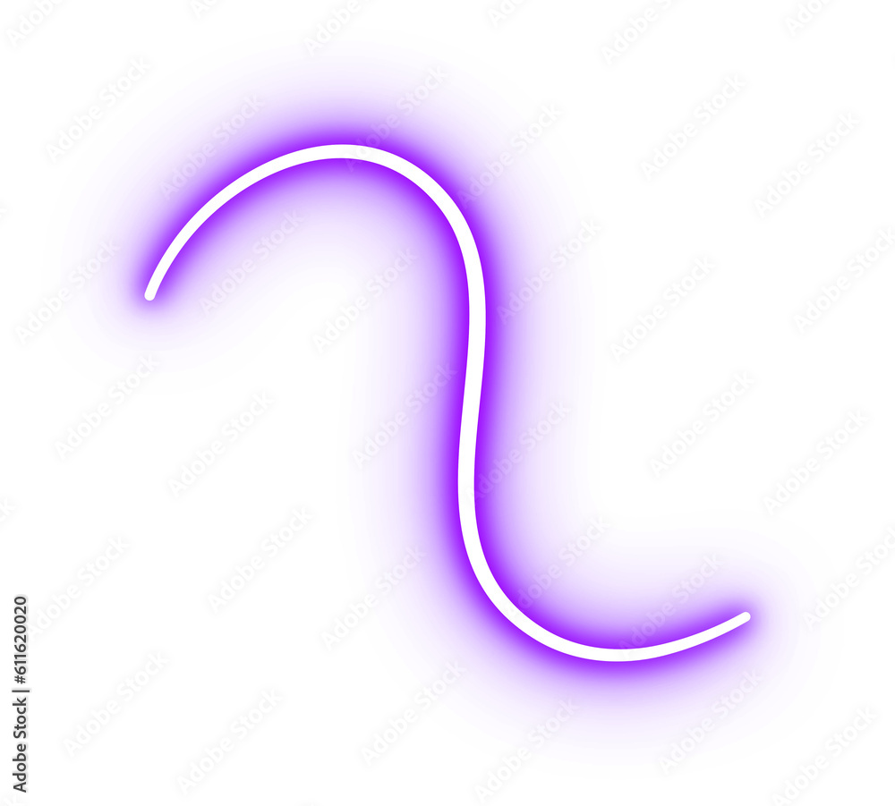 Purple Glowing Neon Curved Line Vector Purple Glowing Neon Curved Line Vector
