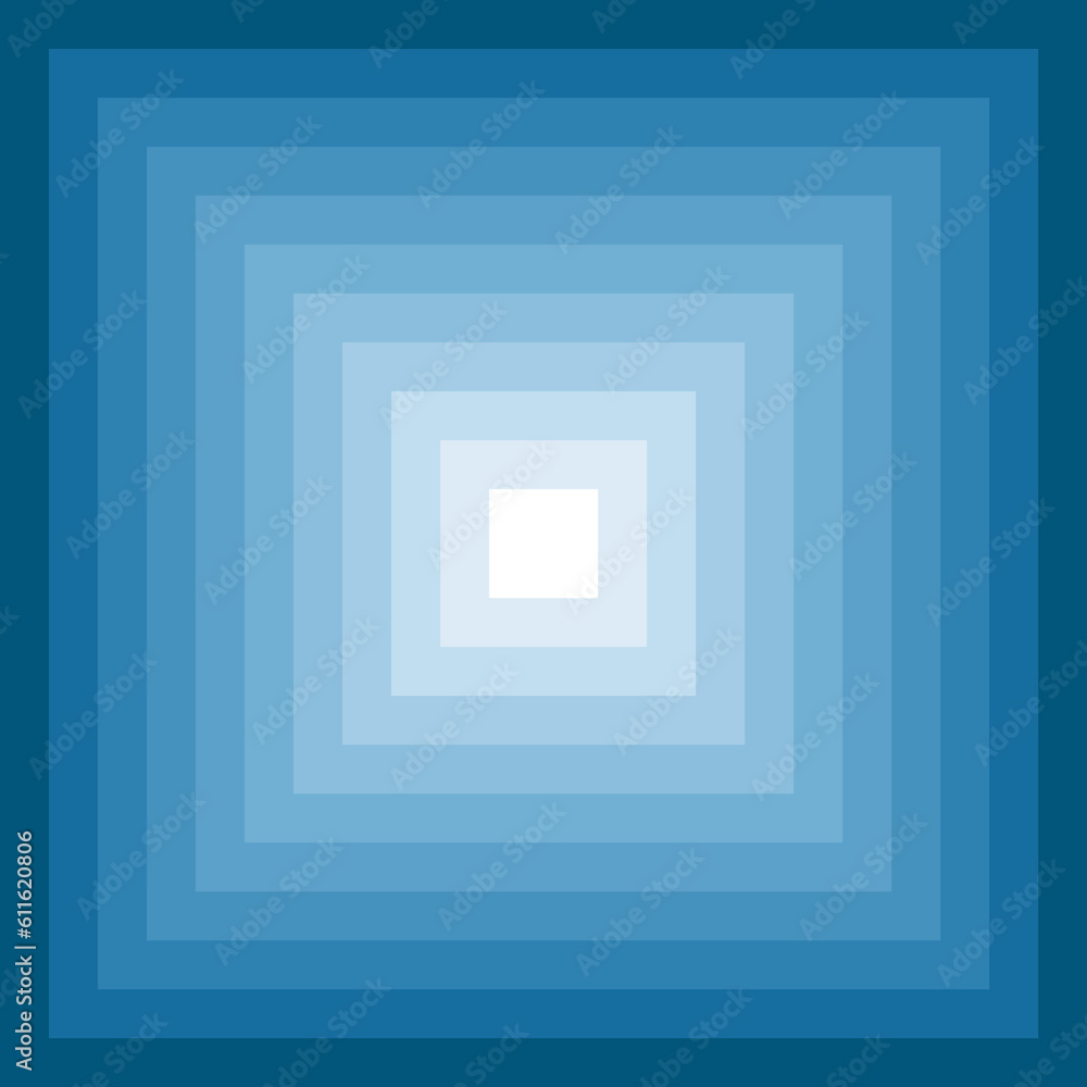 Illustration of Gradient Blue Colored Abstract 3D Multiple Square Frame Illustration of Gradient Blue Colored Abstract 3D Multiple Square Frame
