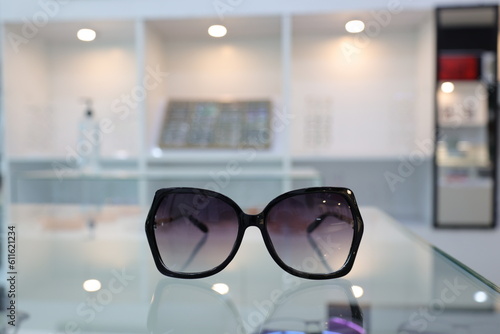 glasses in a office