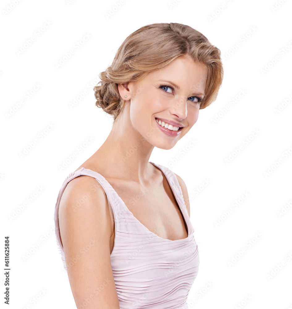 Smile, fashion and woman happy thinking of luxury style or apparel isolated in a transparent or png background. Glamour, gala and young elegant model or person with natural cosmetic beauty Smile, fashion and woman happy thinking of luxury style or apparel isolated in a transparent or png background. Glamour, gala and young elegant model or person with natural cosmetic beauty