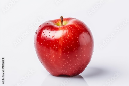 Seasonal an apple fruit isolated on white background