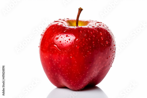 Seasonal an apple fruit isolated on white background
