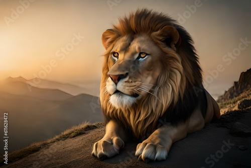 lion in the sun © SAJAWAL JUTT
