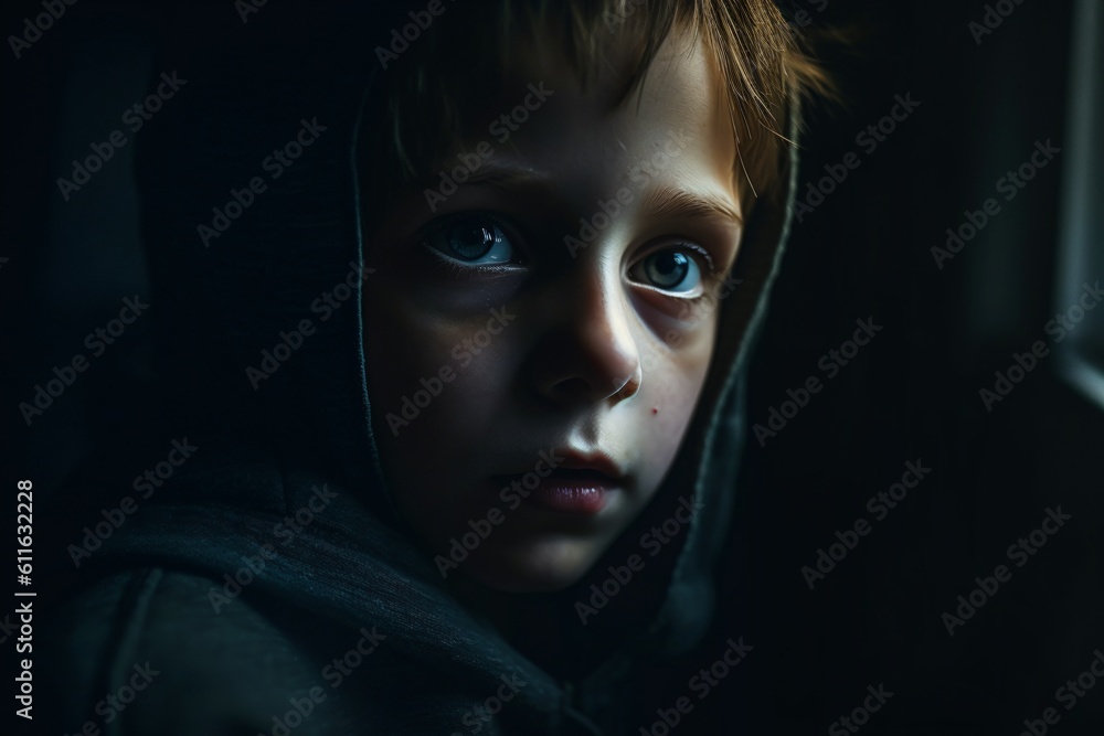 AI generated sad boy AI generated sad boy