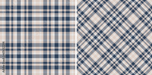 Texture pattern vector of plaid fabric tartan with a textile background check seamless.