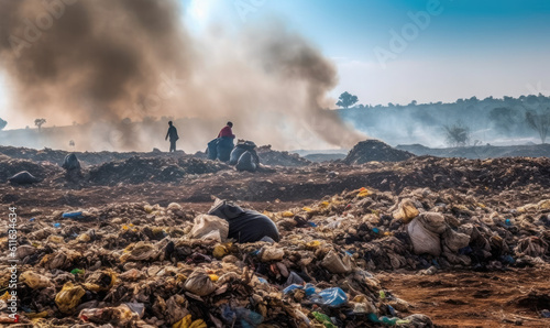 Concept of global warning, climate change and dying Earth.