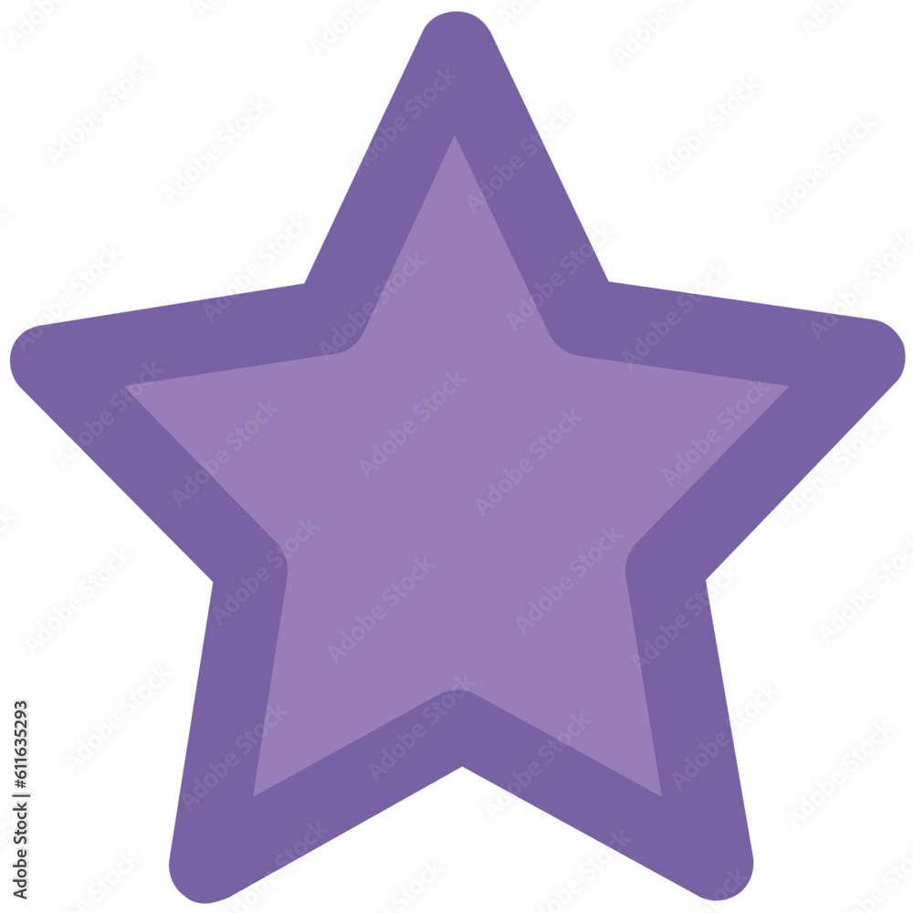 Line icon of a star, trendy vector Line icon of a star, trendy vector