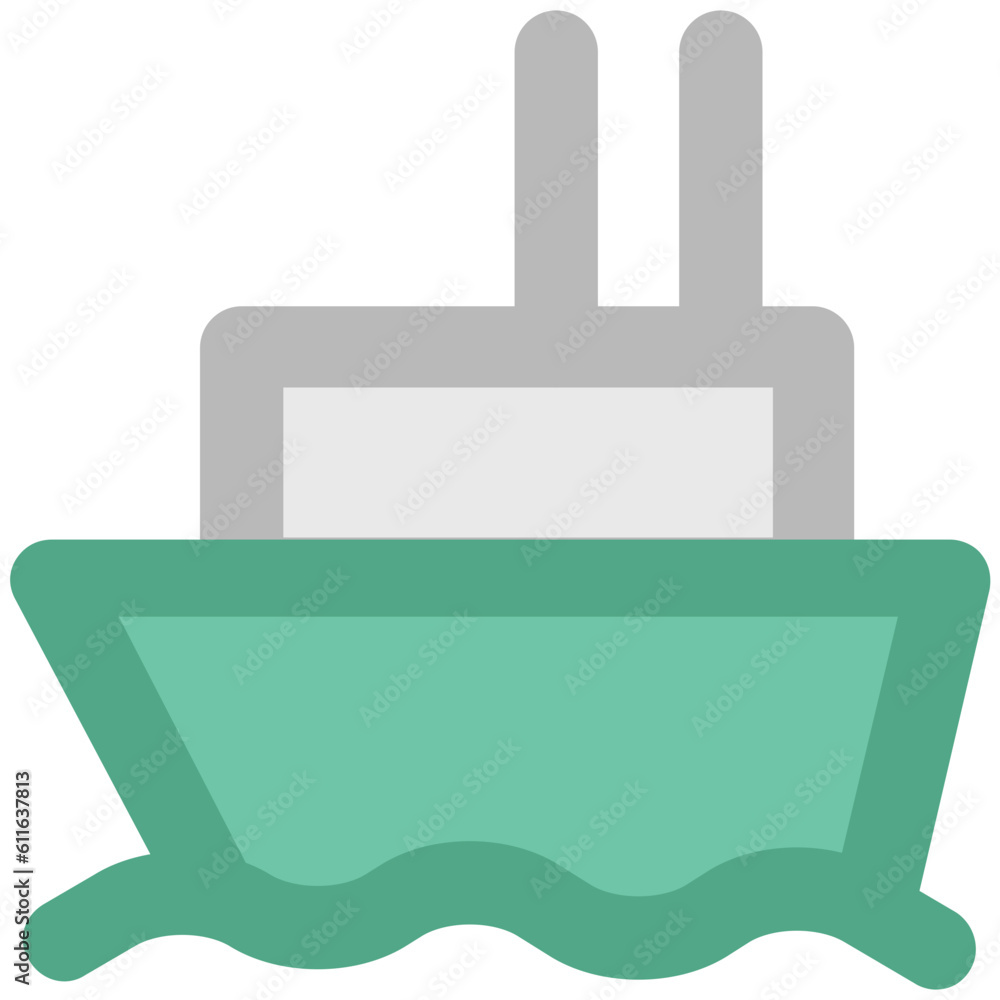 Icon of a transport bold line design Icon of a transport bold line design