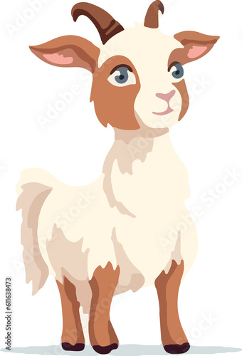 goat cartoon animals clipart