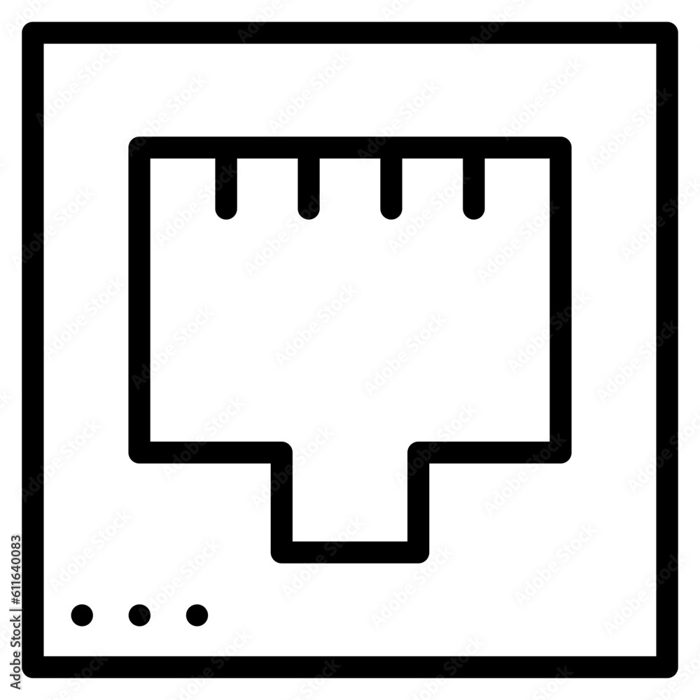USB port line USB port line