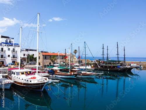 Promenade in the city of Girne - Kyrenia