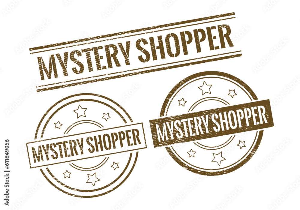 Mystery Shopper Rubber sign or Stamp, Grunge rubber Stamp, Sale badge Vintage old texture Mystery Shopper Rubber sign or Stamp, Grunge rubber Stamp, Sale badge Vintage old texture