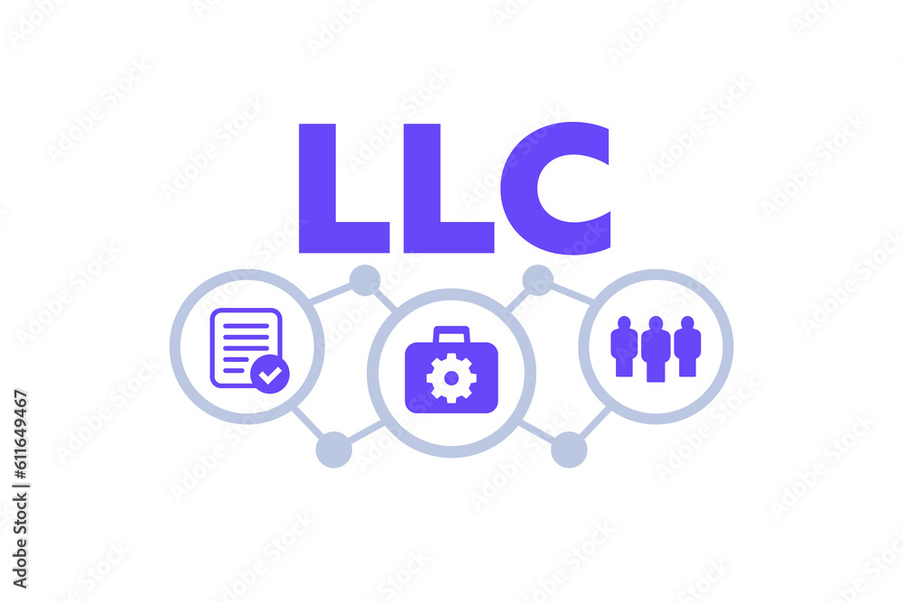 LLC, Limited Liability Company vector design LLC, Limited Liability Company vector design