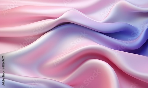 Colorful Silk Fabric Background. Soft and Smooth Satin Background. Generative AI