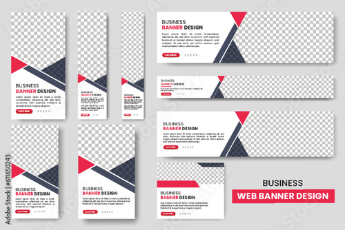 Abstract banner design web banner template Set, cover header background for website design, Social Media Cover ads banner, flyer, invitation card