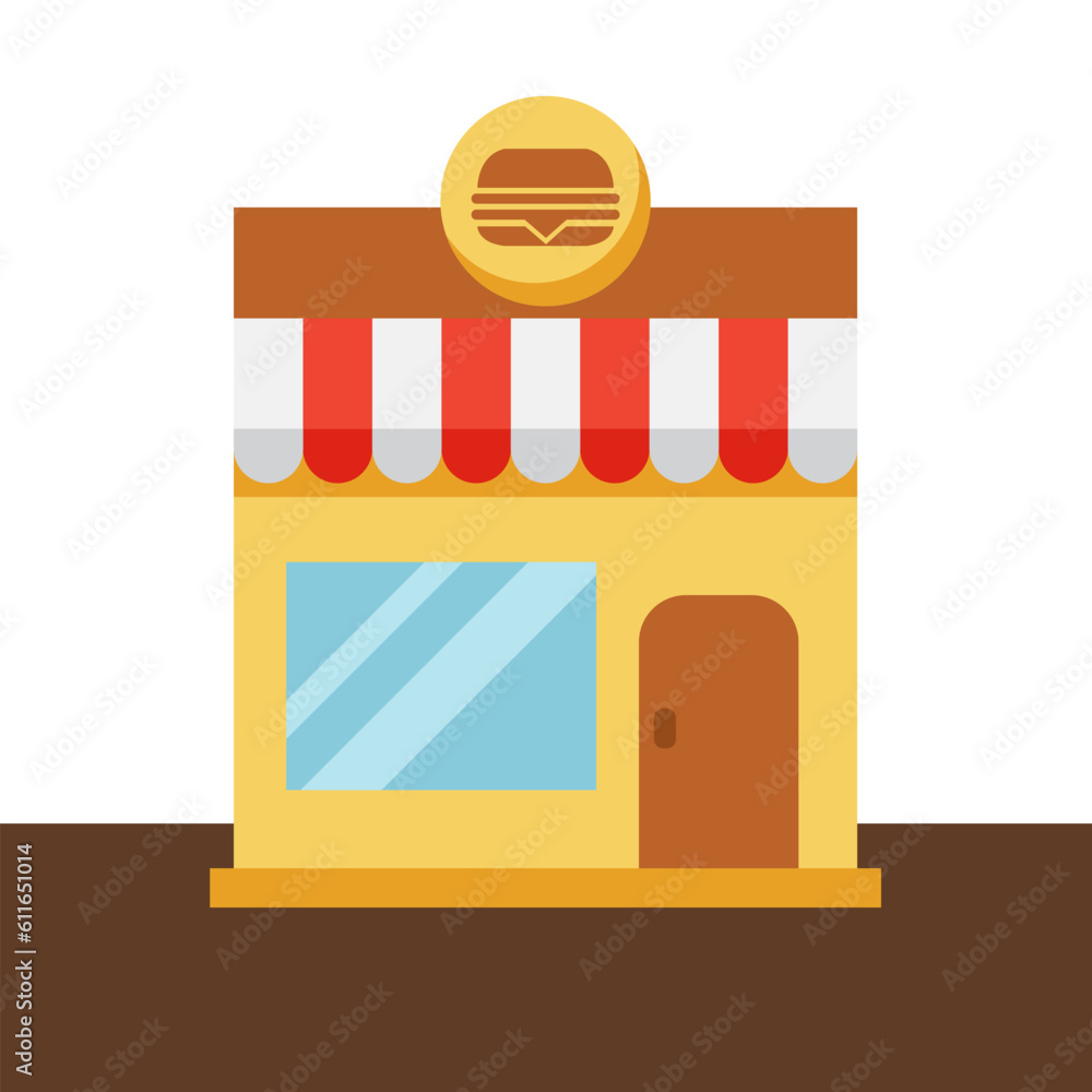 Stand food vector illustration Stand food vector illustration