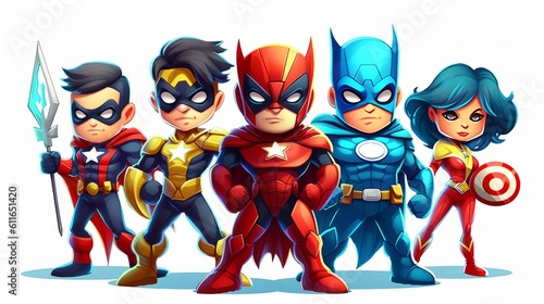 superhero illustration photo