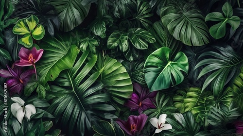 background with leaves