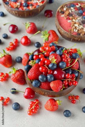 Wallpaper Mural Mix of various garden berries Torontodigital.ca