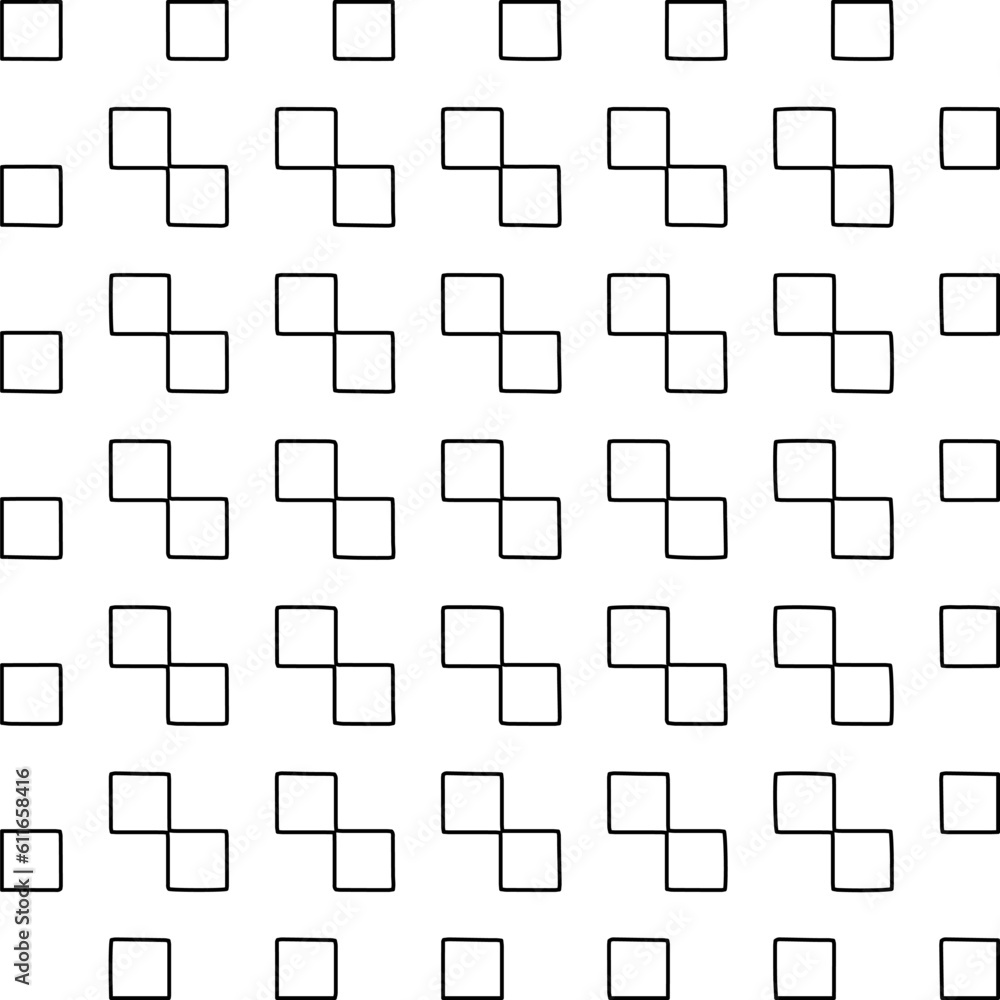 Stylish texture with figures from lines.
Abstract geometric black and white pattern for web page, textures, card, poster, fabric, textile. Monochrome graphic repeating design. Stylish texture with figures from lines.
Abstract geometric black and white pattern for web page, textures, card, poster, fabric, textile. Monochrome graphic repeating design.