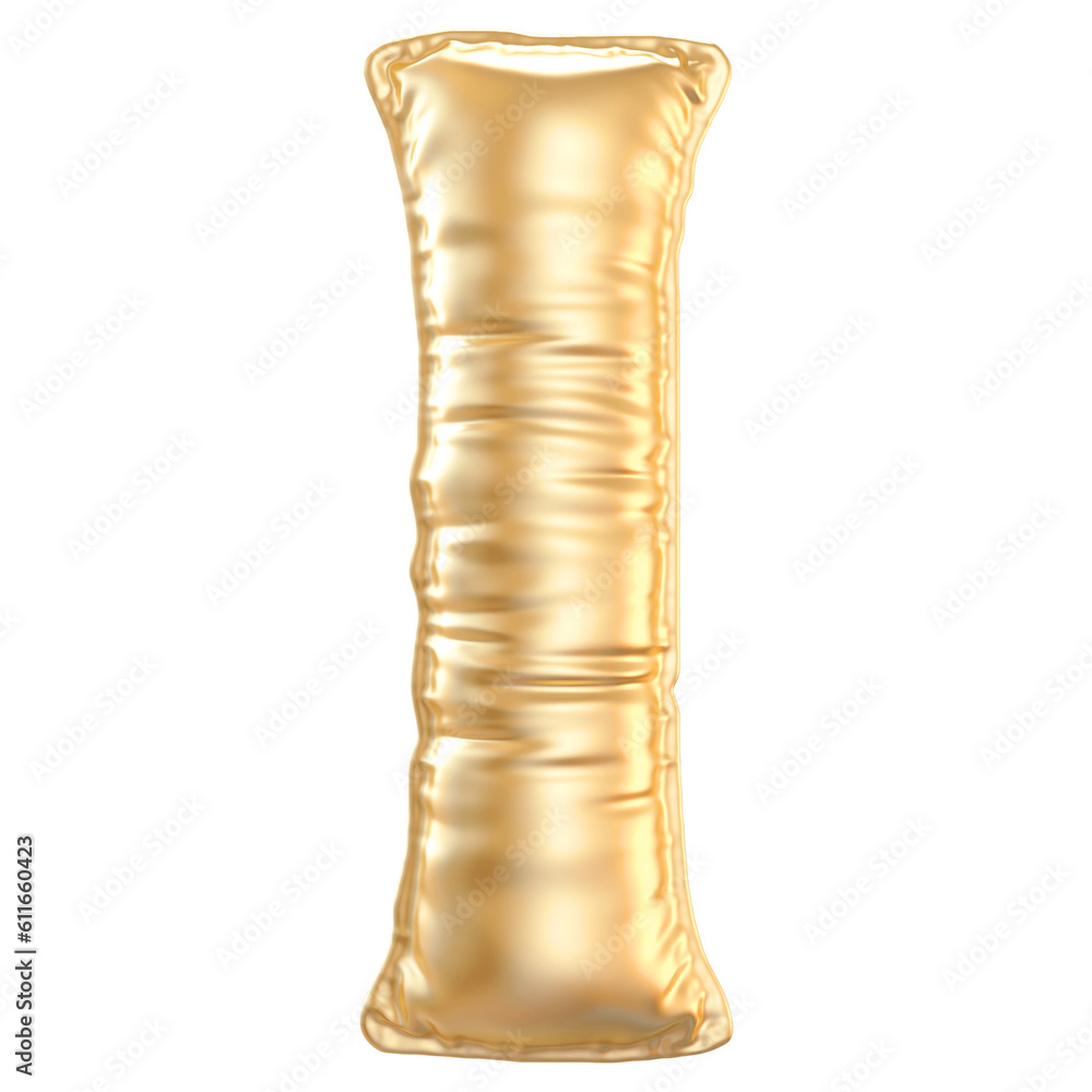 Balloon Letter I Gold Balloon Letter I Gold