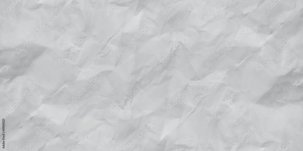 Obraz premium White creased crumpled paper sheet texture can be use as background. Ragged White Paper, white waxed packing paper texture. 