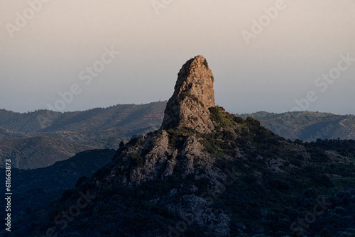 Kourvellos rock near Lefkara village in Larnaca District of Cyprus photo