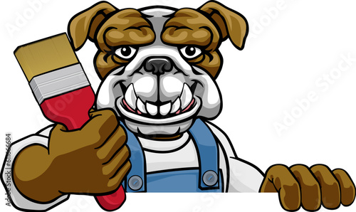 A bulldog painter decorator...