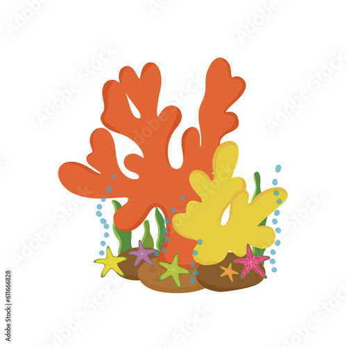 Coral starfish