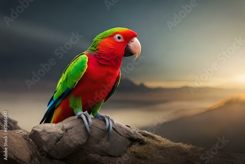 red and green macaw