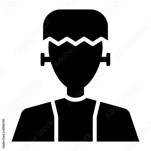 frankenstein glyph icon
