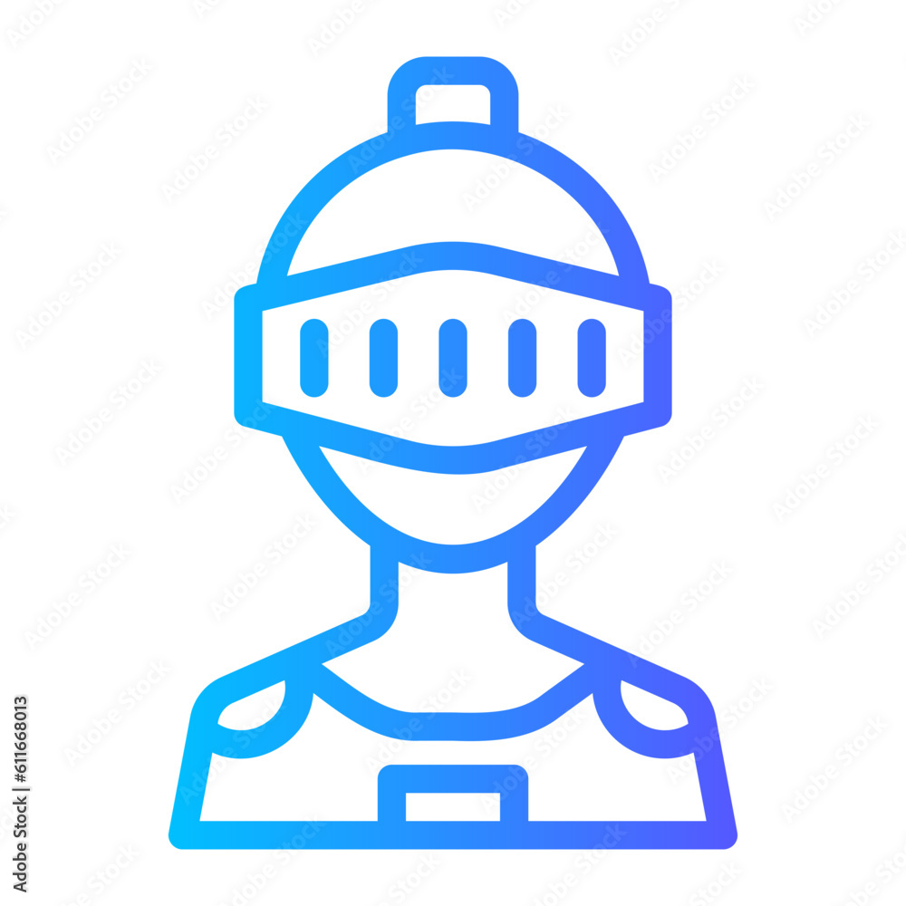 knight gradient icon knight gradient icon