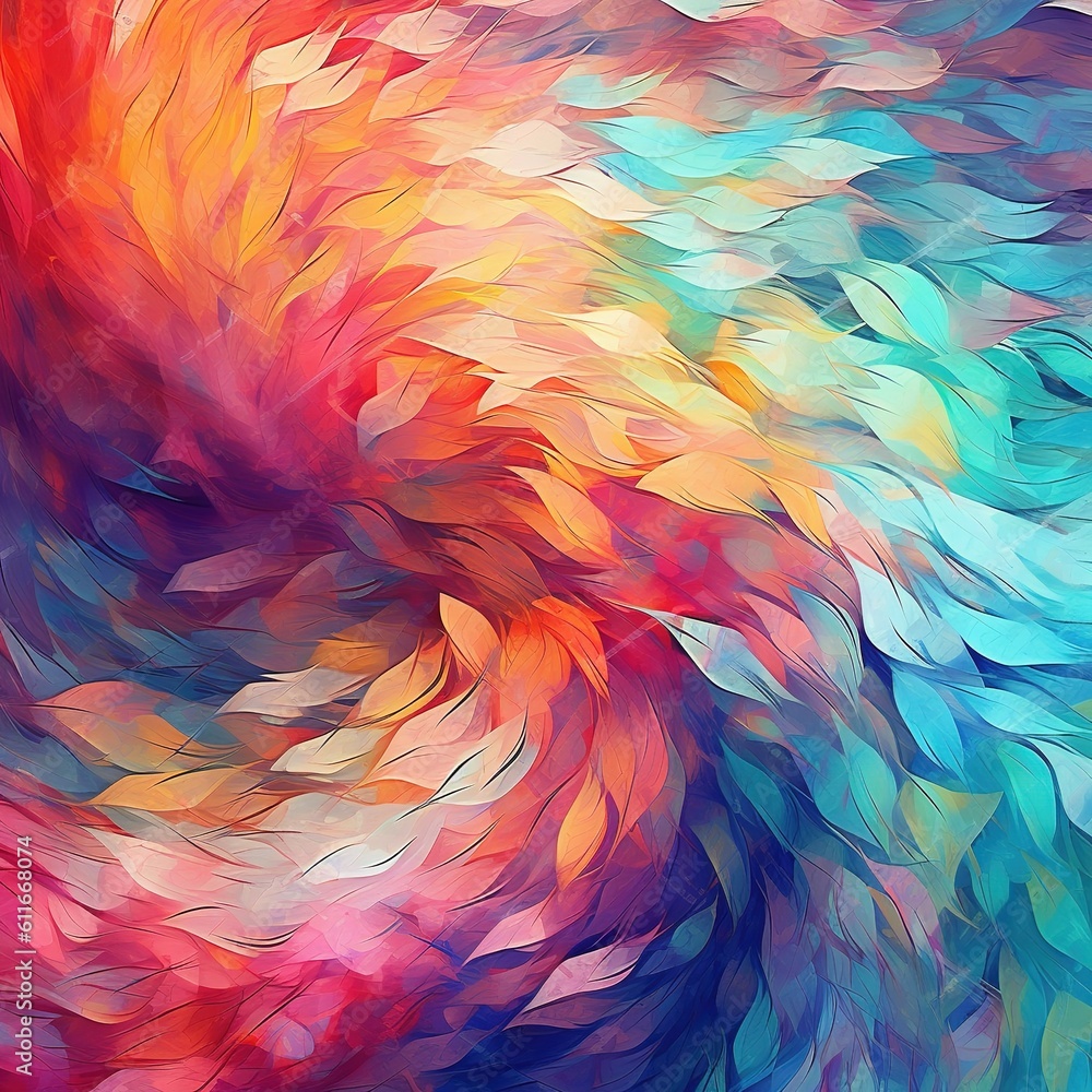 Abstract coloring background of the gradient with visual wave, twirl and lighting effects. created with generative AI technology. Abstract coloring background of the gradient with visual wave, twirl and lighting effects. created with generative AI technology.