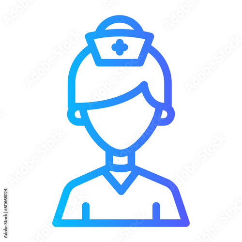 nurse gradient icon