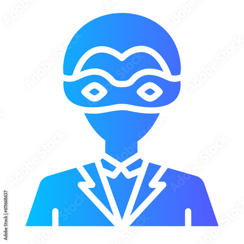 mask gradient icon