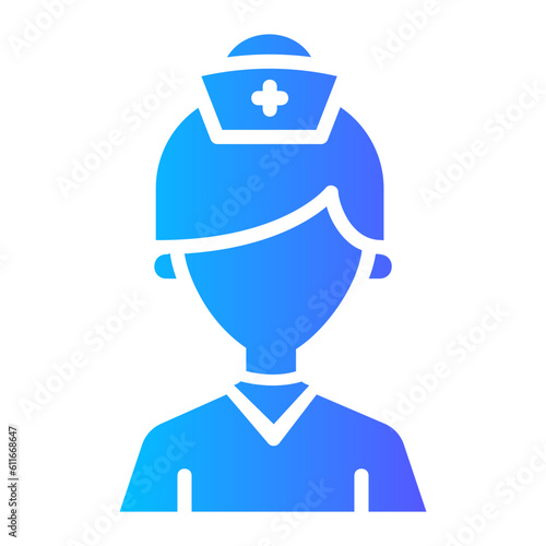 nurse gradient icon