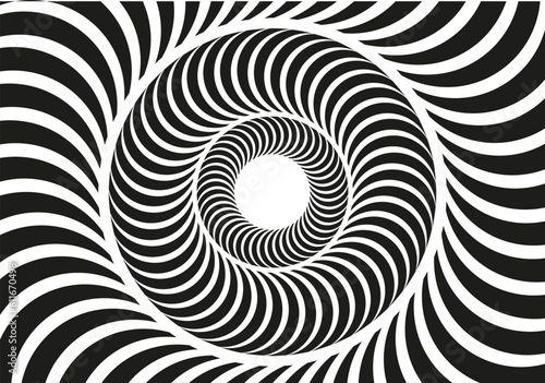 spiral pattern psychedelic background. Vector abstract