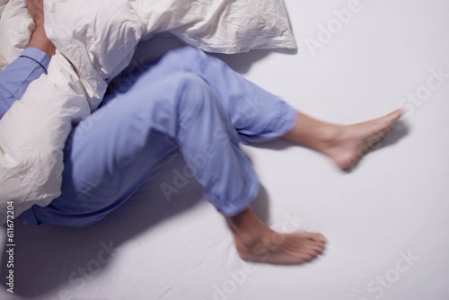 Foto Man With RLS - Restless Legs Syndrome
