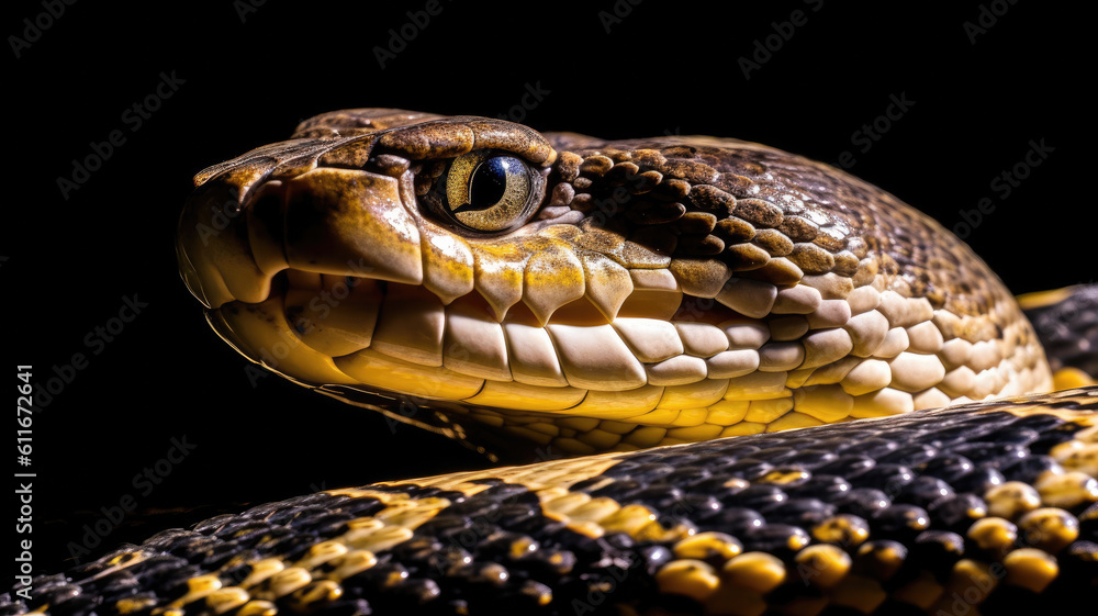 python in detailed view created with Generative AI technology python in detailed view created with Generative AI technology