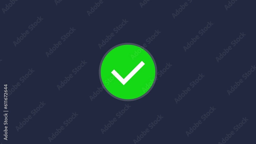 animation of checkmark icon animation of checkmark icon