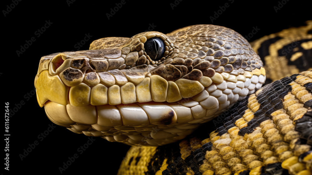 python in detailed view created with Generative AI technology python in detailed view created with Generative AI technology