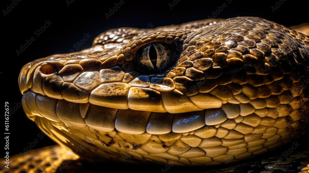 python in detailed view created with Generative AI technology python in detailed view created with Generative AI technology