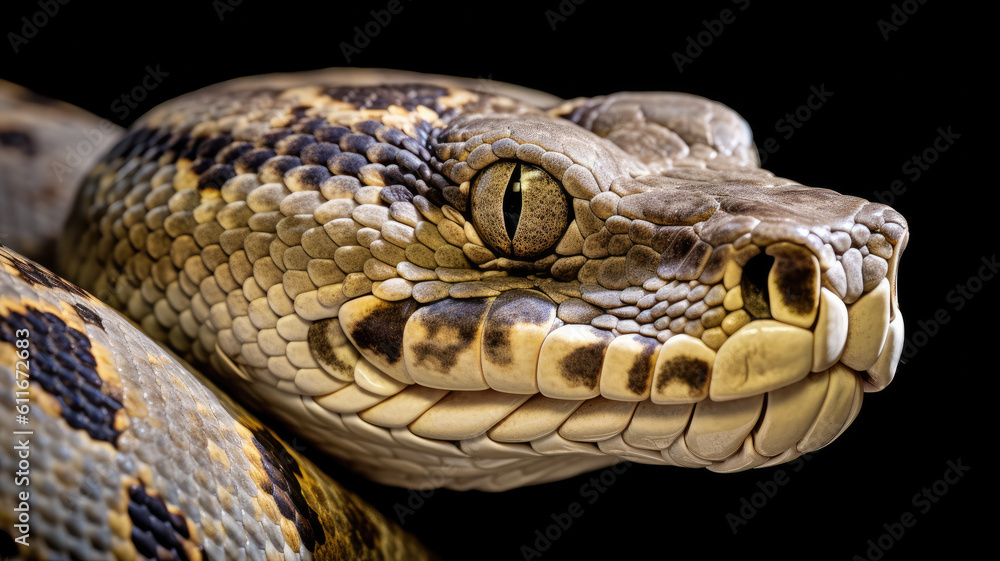 python in detailed view created with Generative AI technology python in detailed view created with Generative AI technology
