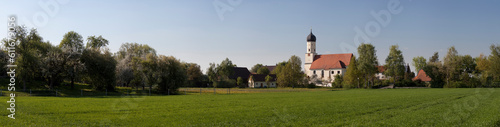 Niederkirche in Untersulmetingen bei Lauphiem, Deutschland.