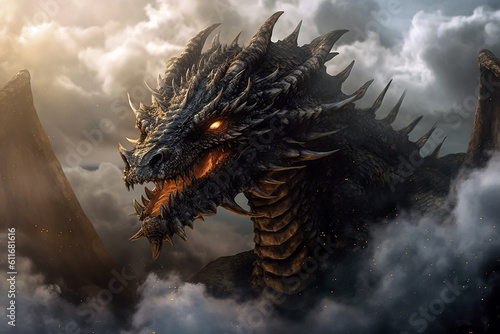 dragon in the clouds © samarpit