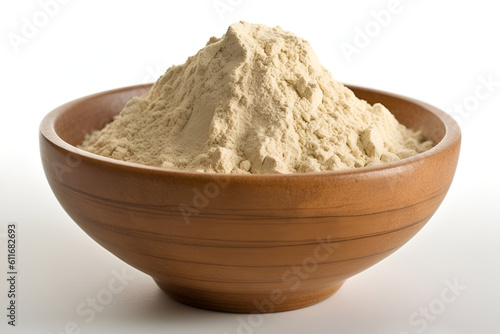 Bowl of baobab powder . generative ai