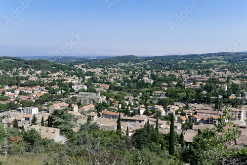Vue panoramique sur Vaison-La-Romaine - Vaucluse - France