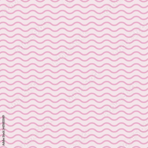 Seamless pattern with wavy lines.