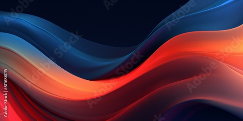 Swirling Color Waves: A Captivating Wallpaper Design, Generative AI